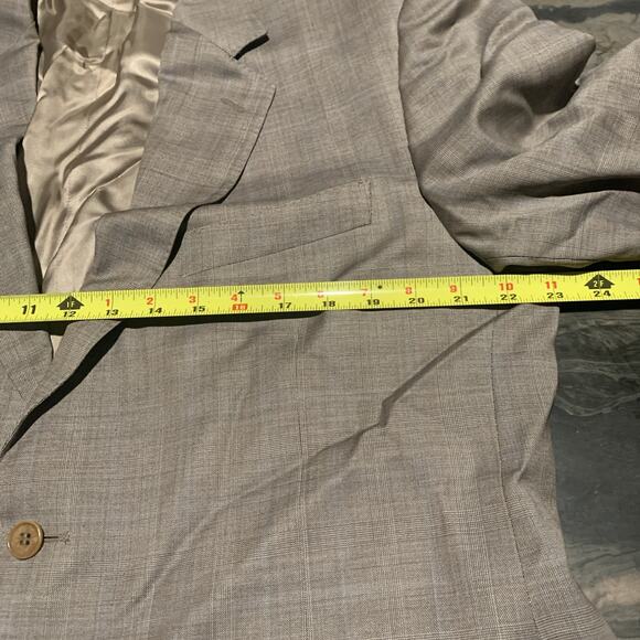 Canali Men's 100% Wool 2-Button Blazer Brown Italy 56R Model 13220/32 - Picture 4 of 11